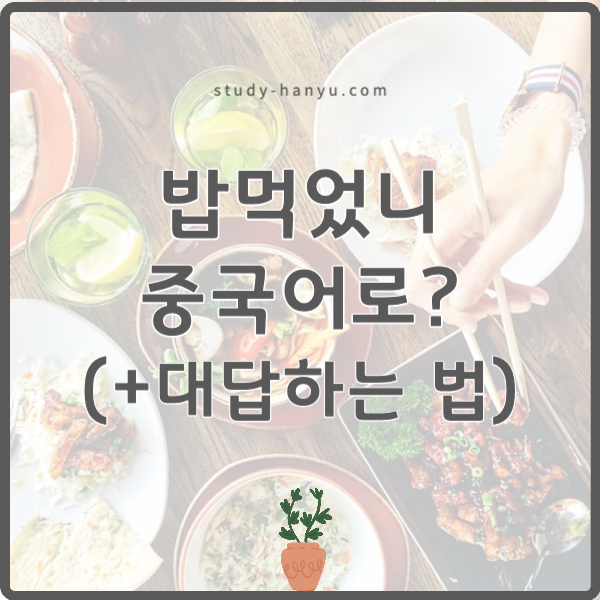 밥먹었니 중국어로